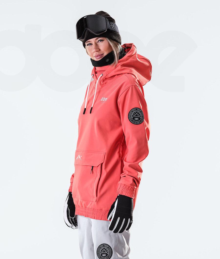 Dope Wylie W 10k Capital Snowboardjakker Dame Rød | DKGL3509