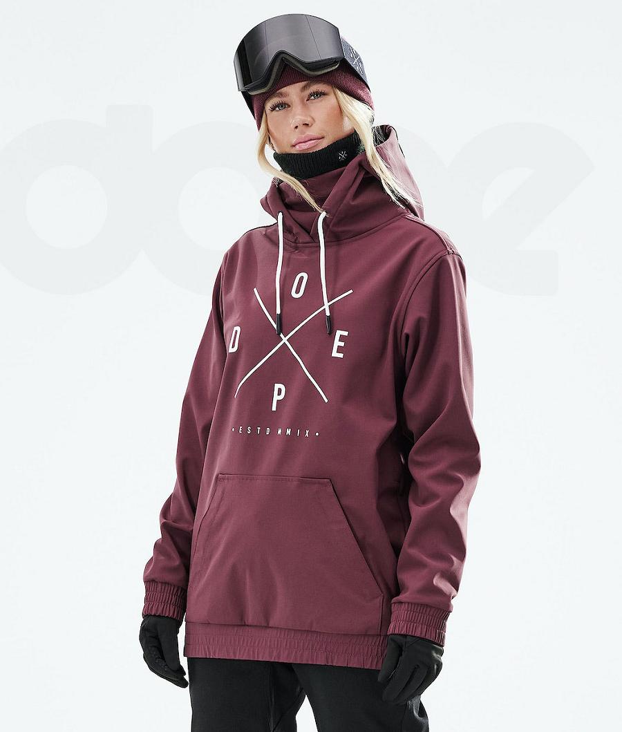 Dope Yeti 2021 2X-Up Skijakker Dame Bordeaux | DKAP3694