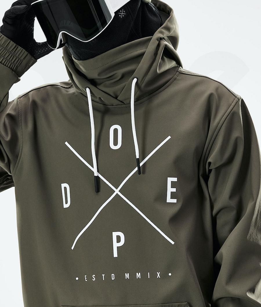 Dope Yeti 2021 2X-Up Snowboardjakker Herre Olivengrøn Grøn | DKKI2833