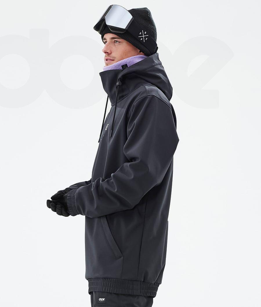 Dope Yeti Peak Snowboardjakker Herre Sort | DKQZ2851