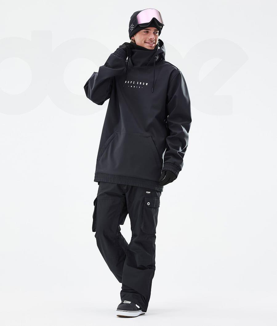 Dope Yeti Range Snowboardjakker Herre Sort | DKGL2855