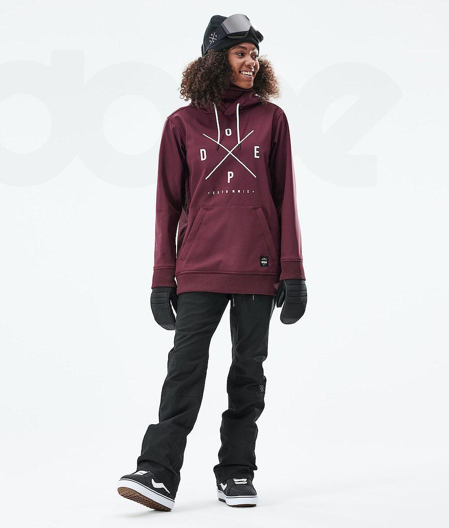 Dope Yeti W 10k Snowboardjakker Dame Bordeaux | DKNB3525