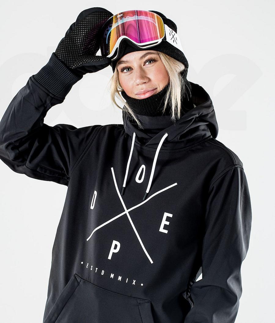 Dope Yeti W 10k Snowboardjakker Dame Sort | DKWY3522