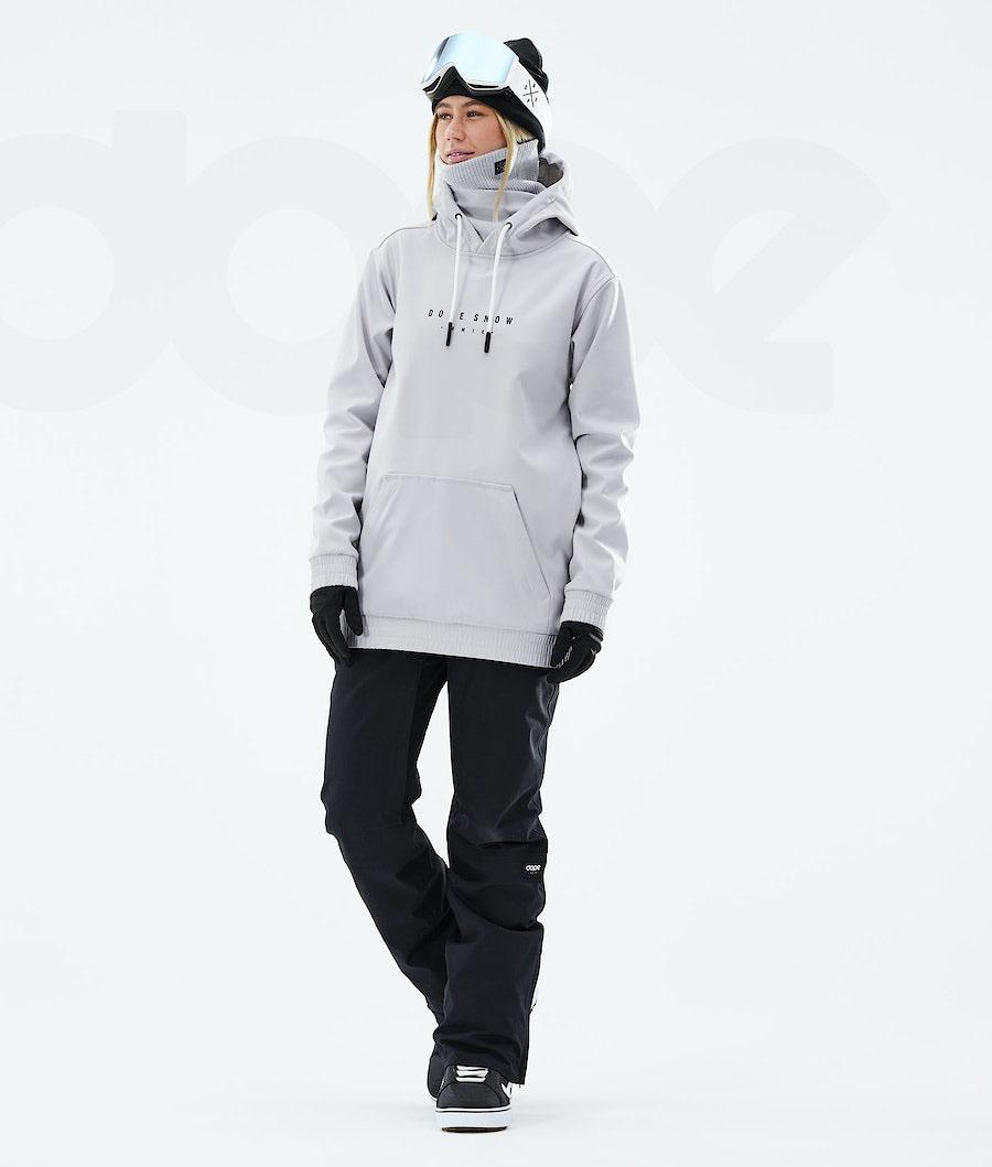 Dope Yeti W 2021 Range Snowboardjakker Dame Sølv | DKAP3531