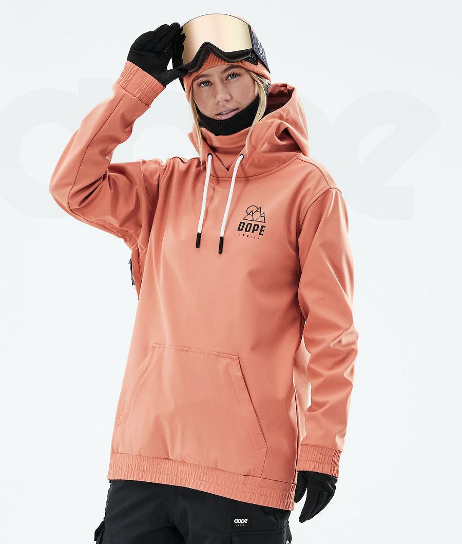 Dope Yeti W 2021 Rise Snowboardjakker Dame Orange | DKHK3533