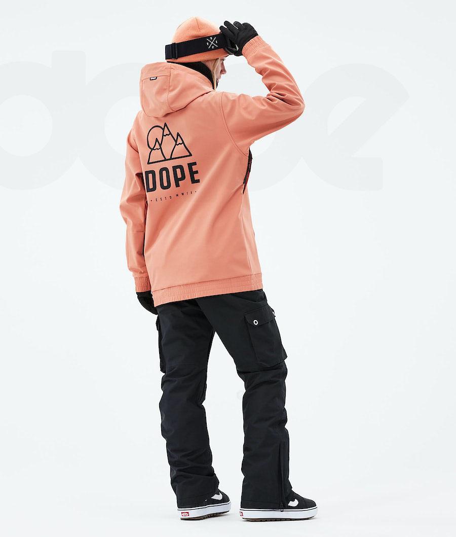 Dope Yeti W 2021 Rise Snowboardjakker Dame Orange | DKHK3533